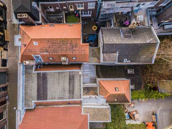 Raamstraat Vogelvlucht oud